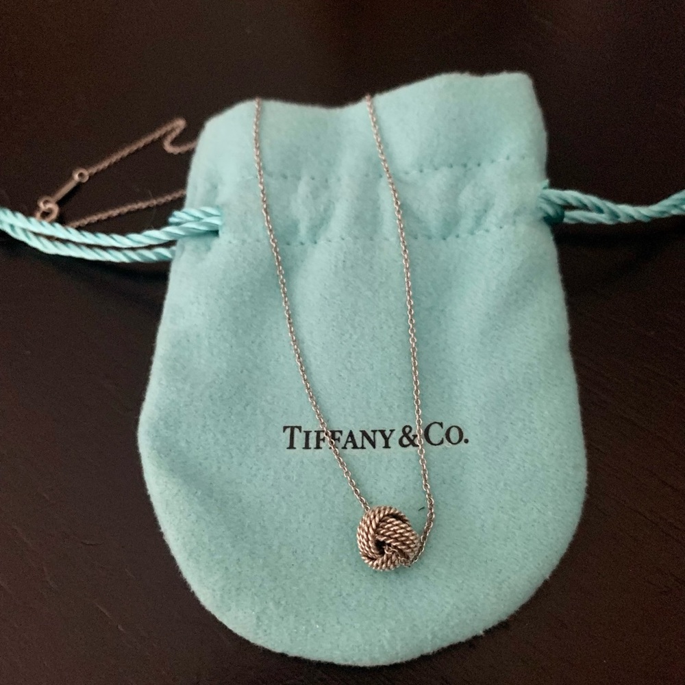 Tiffany & Co. Twist Knot Pendant, 16", Sterling Silver